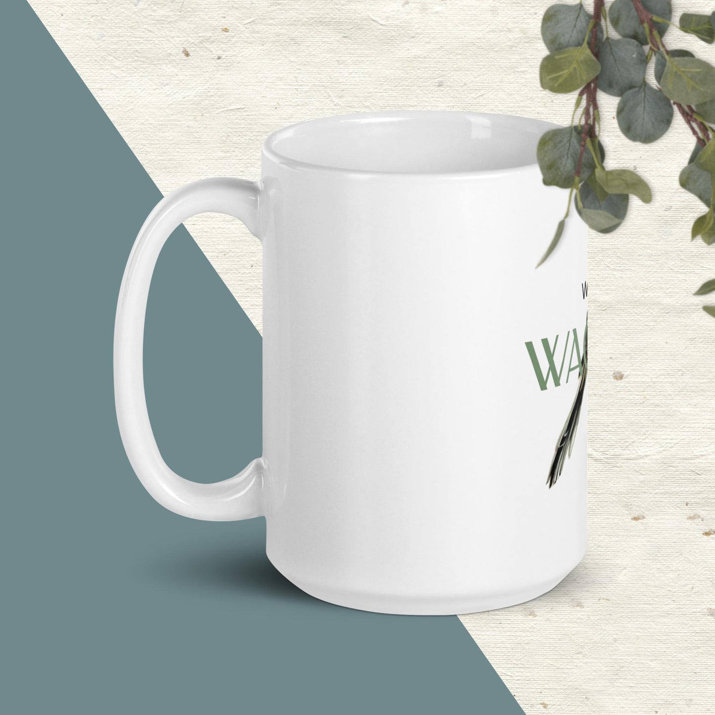 Willy Wagtail glossy mug